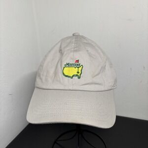 Masters Golf American Needle Hat Gray Adjustable OSFM Unisex Men's Embroidered